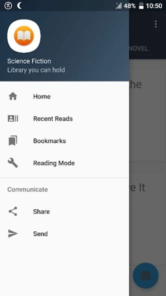 Science fiction books - Novels 7.0.1 Screenshot