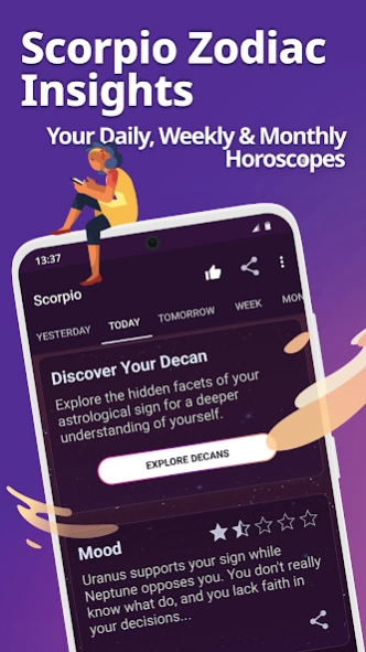 Scorpio Horoscope & Astro Chat 5.4.1 Screenshot