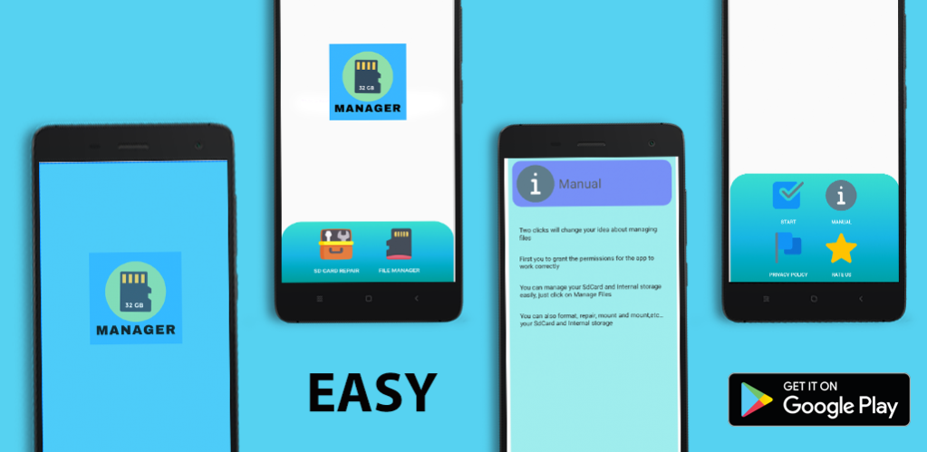 SD Card manager 32.0 Screenshot
