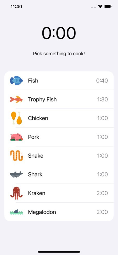 Sea of Thieves Cooking Timer 1.1.1 Screenshot