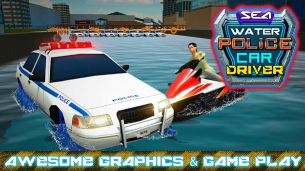 Sea Water Police Car Driver & Crime Chase Sim 1.0 Screenshot