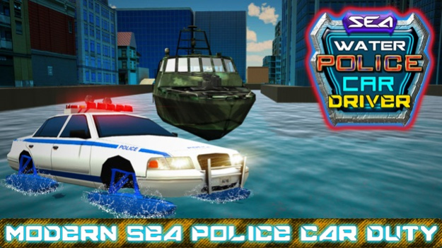 Sea Water Police Car Driver & Crime Chase Sim 1.0 Screenshot