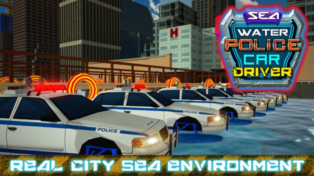 Sea Water Police Car Driver & Crime Chase Sim 1.0 Screenshot
