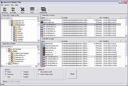 Search of Similar Files 2.0 Screenshot