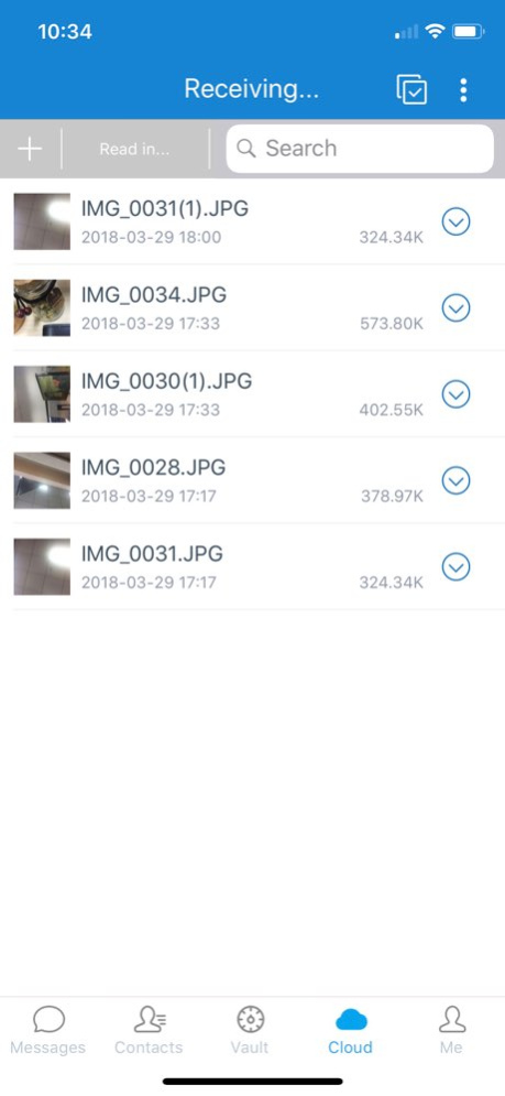 SecEMS : Secure Messaging 6.2.2 Screenshot