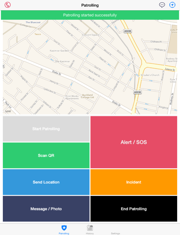 Security Guard Patrolling And Control Room App by Sapp 1.0 Screenshot