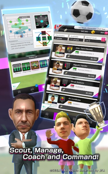 SEGA Pocket Club Manager 9.1.2 Screenshot