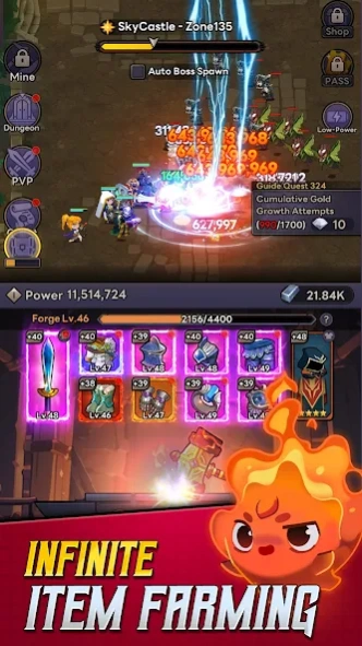 Self-Service Knight : idle RPG 1.0.88 Screenshot