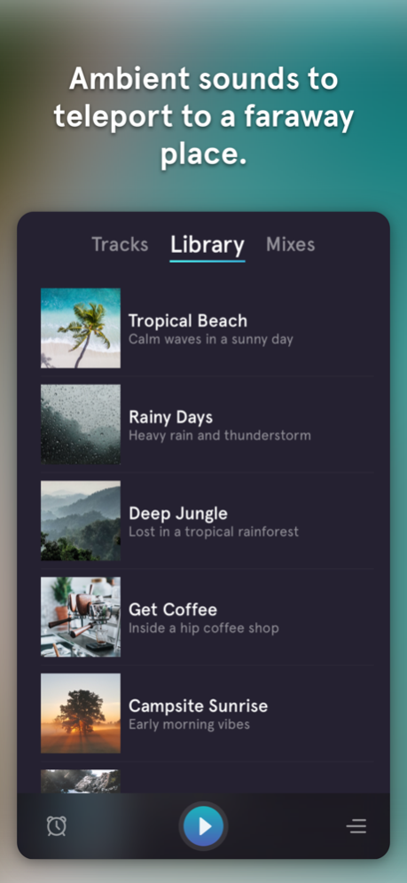 Serene – Ambient 3D Sounds 1.02 Screenshot