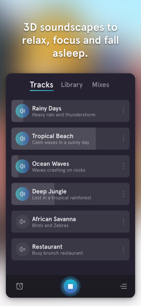 Serene – Ambient 3D Sounds 1.02 Screenshot