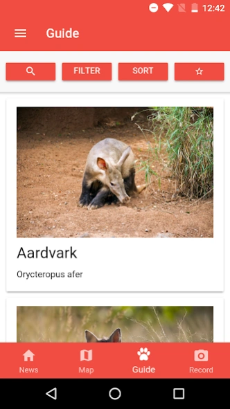 Serengeti Tracker  Screenshot