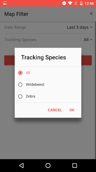 Serengeti Tracker  Screenshot