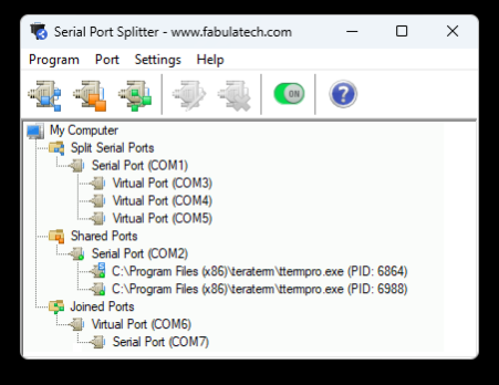 Serial Port Splitter 4.8.4 Screenshot