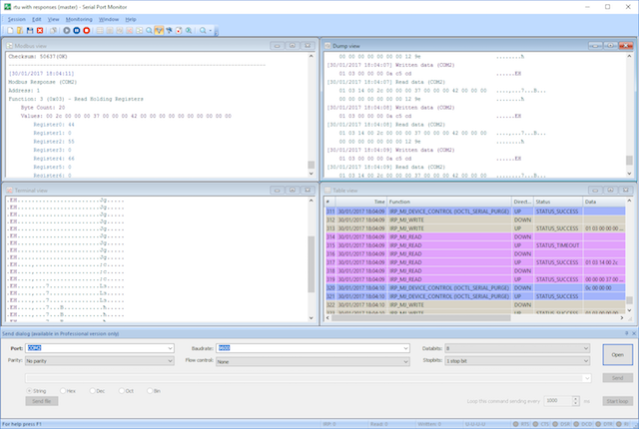 Serial Port Tester 7.0 Screenshot