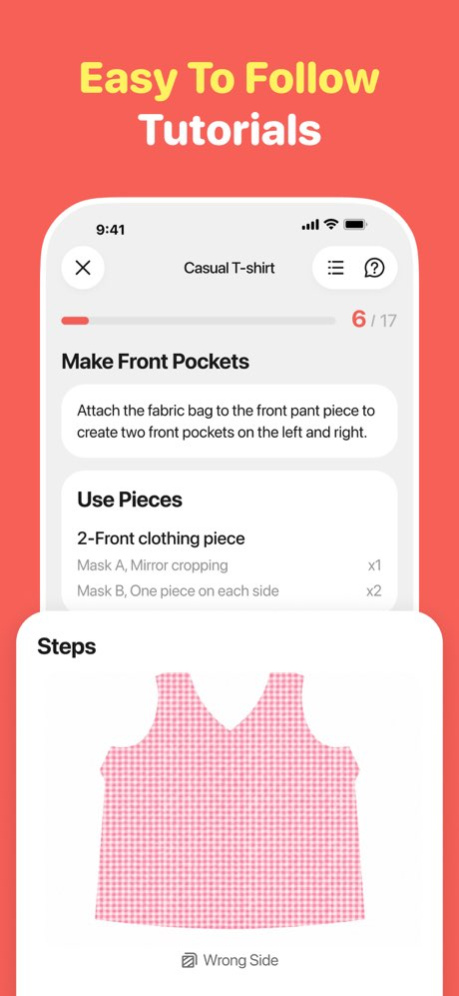 Sewpal: Sewing Pattern & Guide 1.2.6 Screenshot