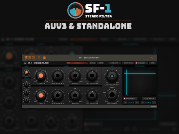SF-1 Stereo Filter 1.0.2 Screenshot