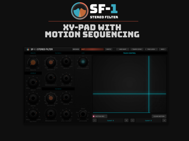 SF-1 Stereo Filter 1.0.2 Screenshot