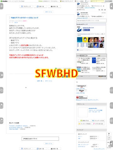 SFWBHD - 本当の全画面ブラウザ for iPad 1.2.0 Screenshot