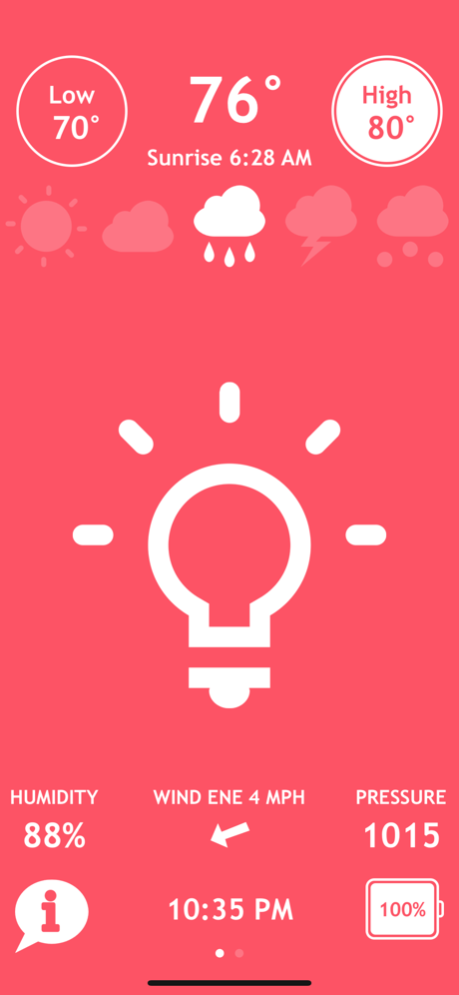 Shake! - Flashlight & Compass 1.5 Screenshot