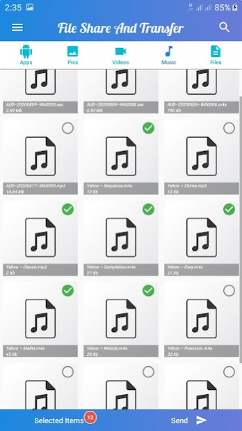 Share All : Copy all Data Transfer And Send Files 1.3 Screenshot