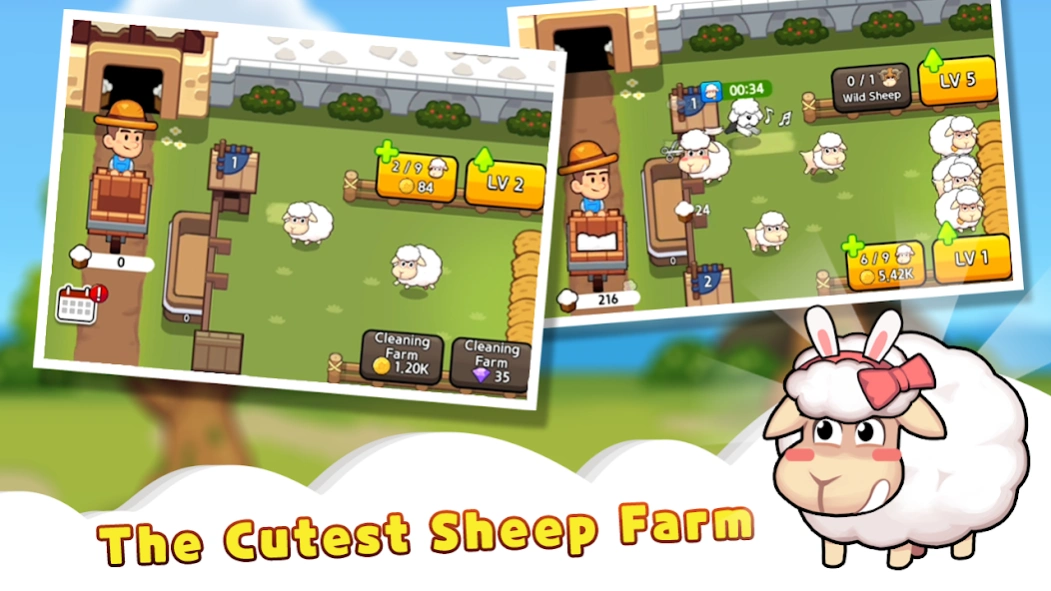 Sheep Farm : Idle Game 1.1.1 Screenshot