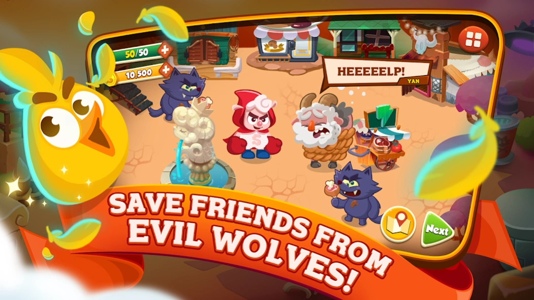 Sheepong : Match-3 Adventure 1.2.91 Screenshot