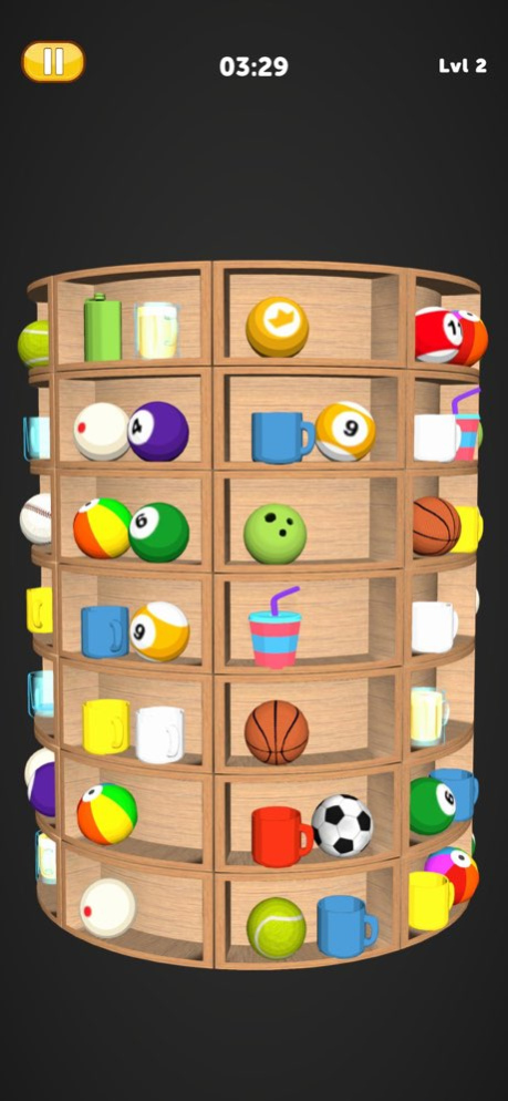 Shelves - Pair Matching Game 1.2 Screenshot