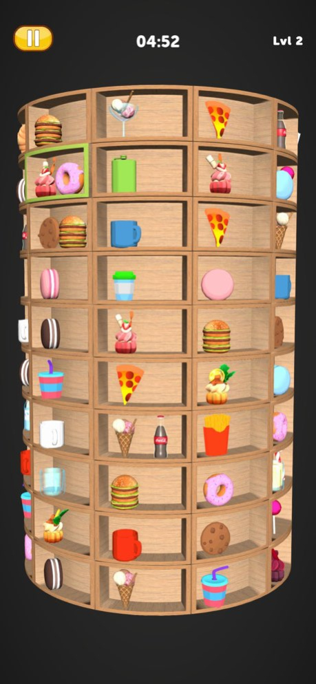 Shelves - Pair Matching Game 1.2 Screenshot