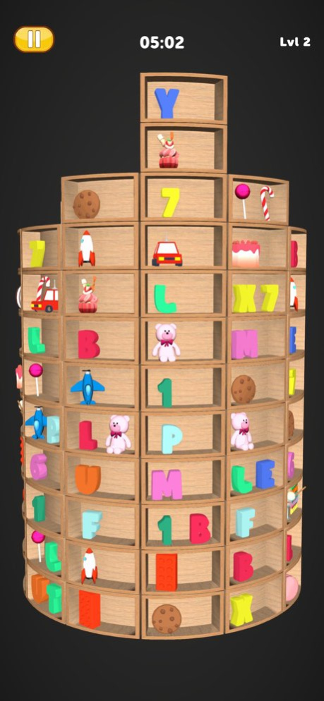 Shelves - Pair Matching Game 1.2 Screenshot
