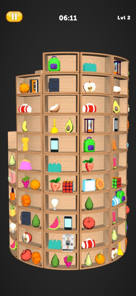 Shelves - Pair Matching Game 1.2 Screenshot
