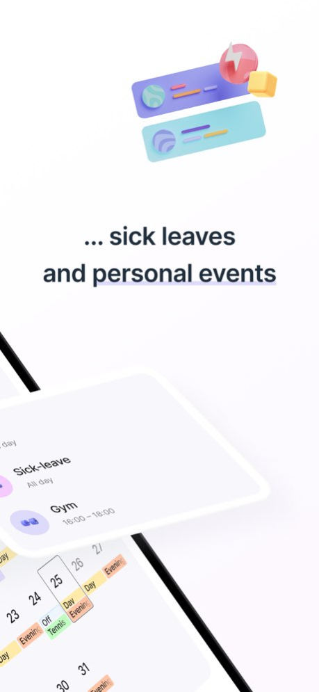 Shift Work Calendar & Schedule 2.3.0 Screenshot