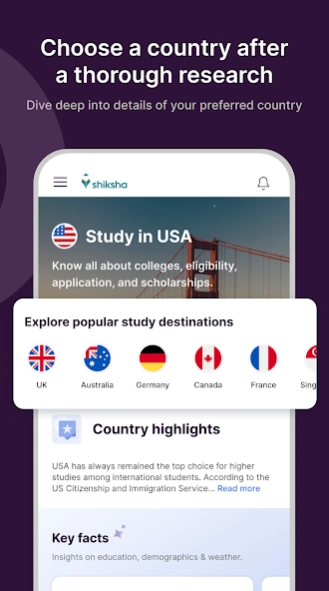Shiksha Study Abroad 3.0.0 Screenshot