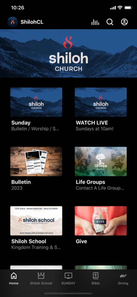 Shiloh Church CL 6.10.9 Screenshot