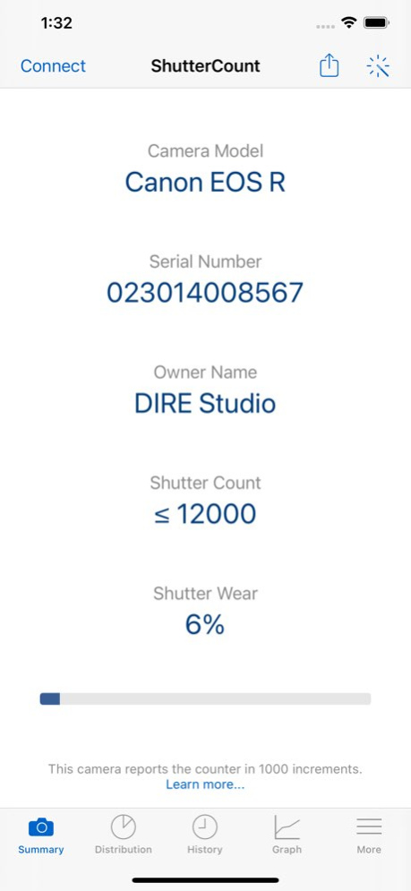 ShutterCount Mobile 7.1 Screenshot