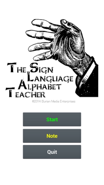 Sign Language Alphabet Teacher  Screenshot