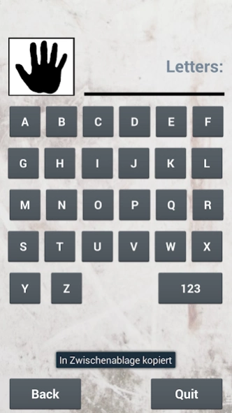 Sign Language Alphabet Teacher  Screenshot