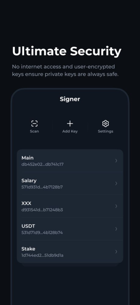 Signer for Tonkeeper 1.1.3 Screenshot
