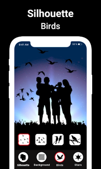 Silhouette art maker  Screenshot