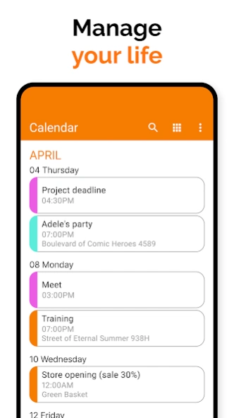 Simple Calendar 6.1.6 Screenshot