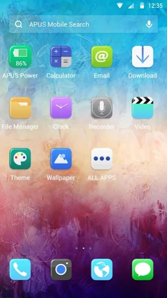 Simple Neat APUS Launcher them 2 Screenshot