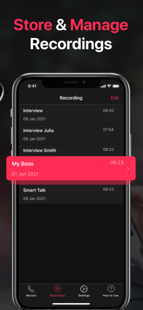 ACR Auto Voice Call Recorder 1.25 Screenshot