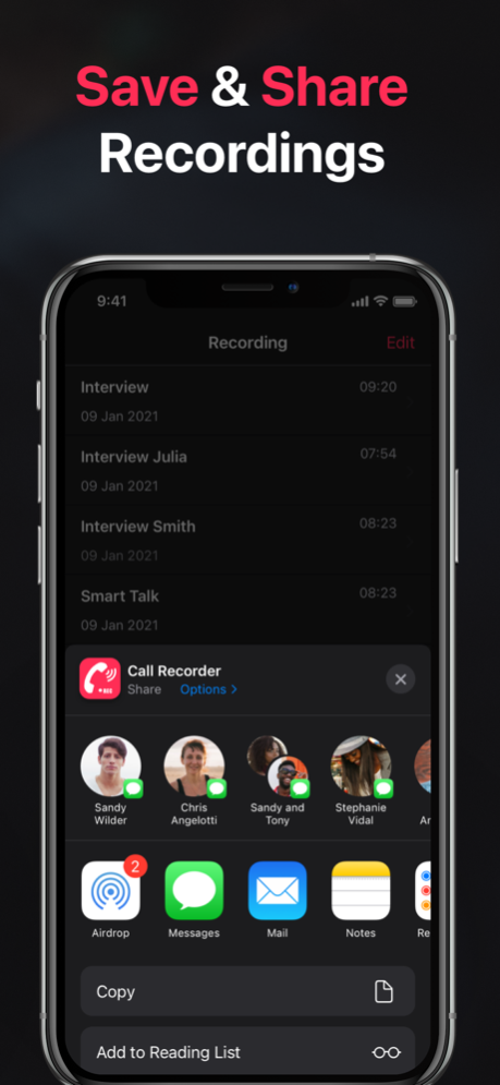 ACR Auto Voice Call Recorder 1.25 Screenshot