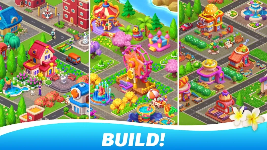 SimTown Match - Build & Match  Screenshot