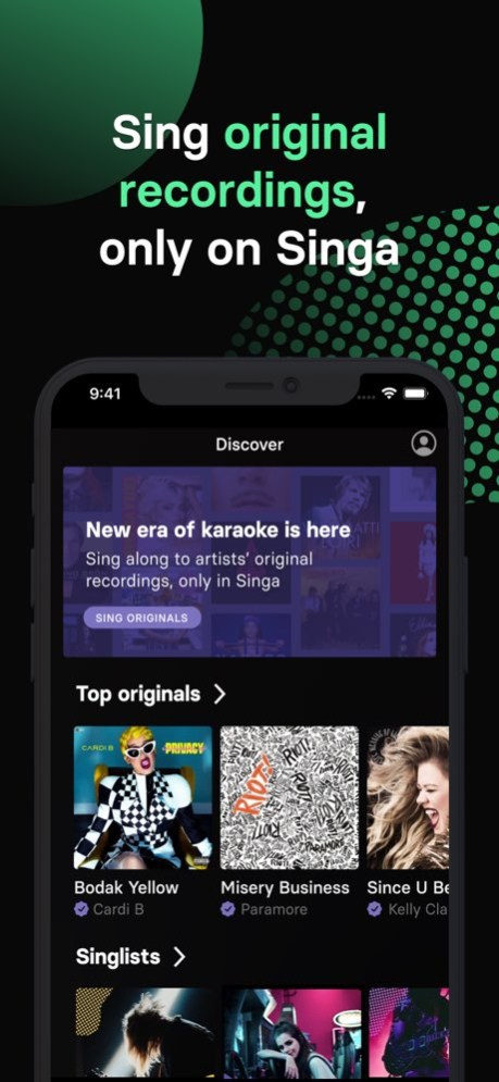 Singa: Sing Karaoke 4.26.0 Screenshot