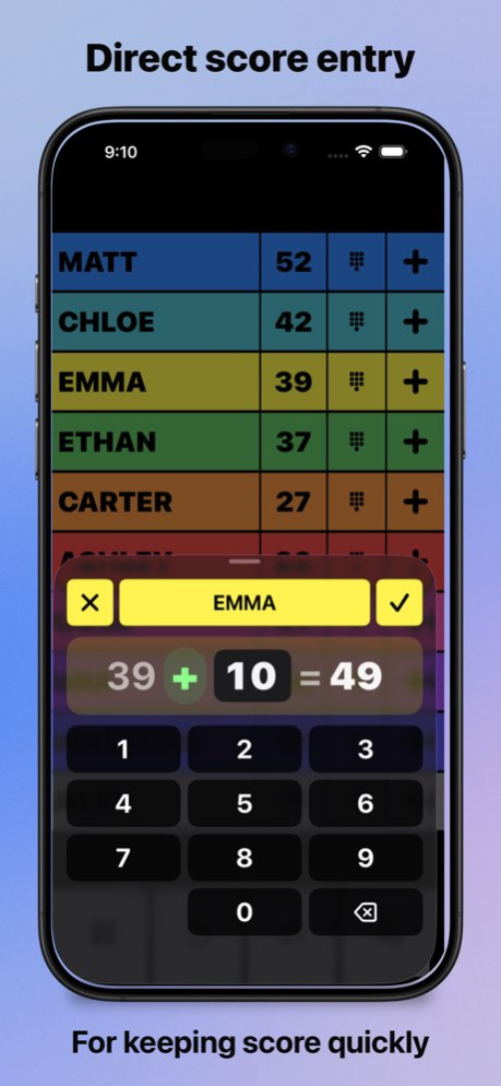 Skeep: Score Keeper 2.1 Screenshot