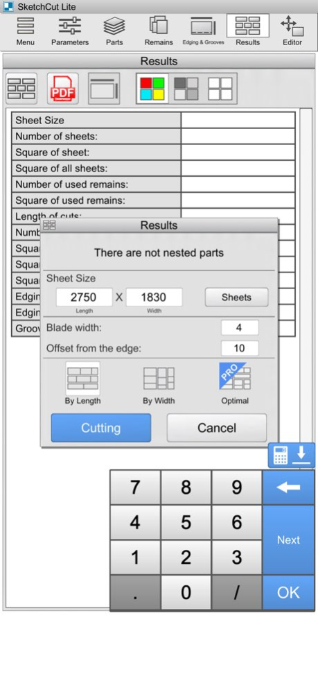 SketchCut Lite 3.94 Screenshot