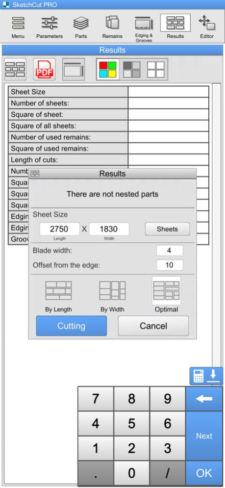 SketchCut PRO 3.94 Screenshot