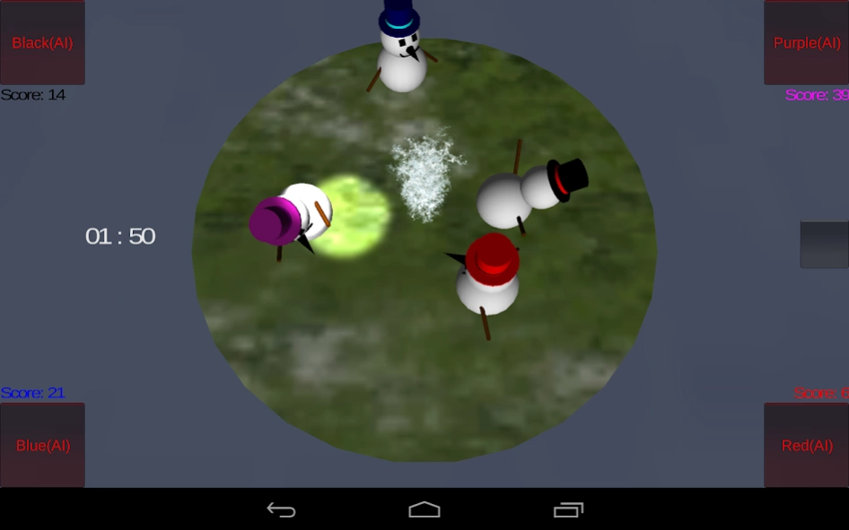 Skiing Snowman 1.0 Screenshot