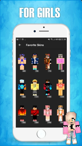Skins for Minecraft PE 1.4.2 Screenshot