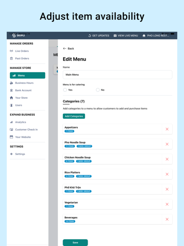 Skipli Merchant Dashboard 1.2 Screenshot